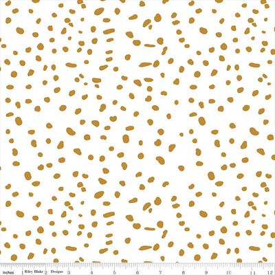 Spotted- Spots- Gold Metallic